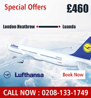 london heathrow to luanda with Lufthansa